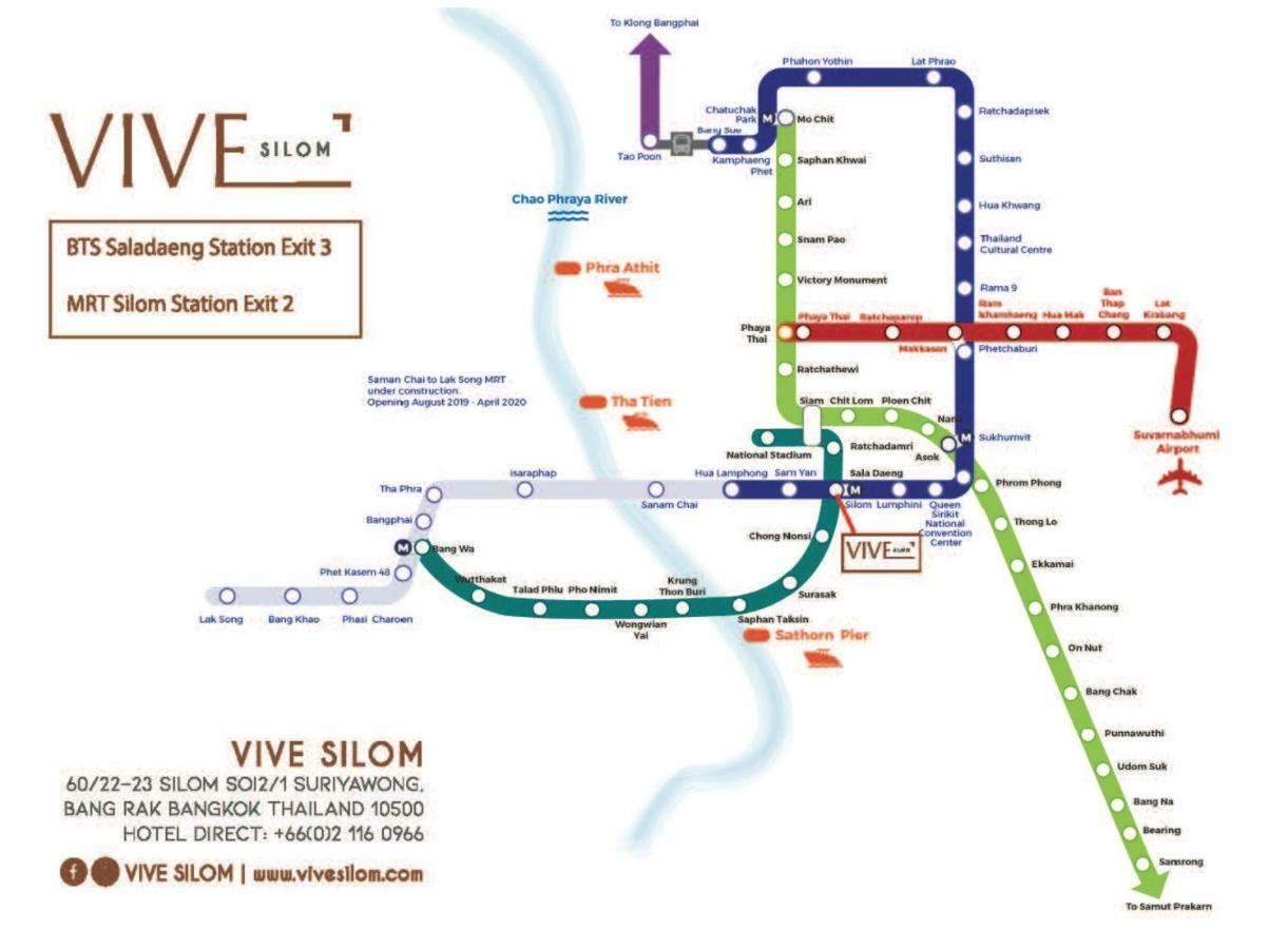 Vive Silom Hotel Bangkok Kültér fotó
